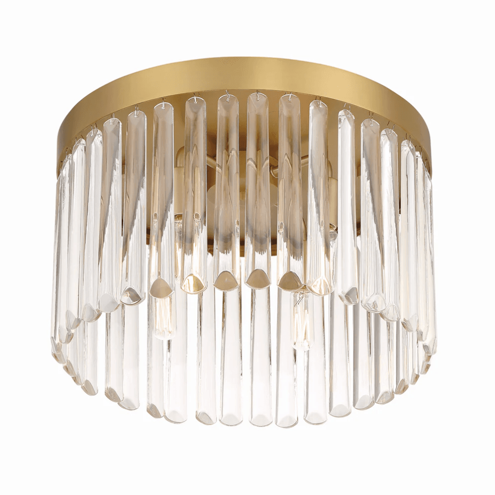 JOSEPHINE 4 LIGHT FLUSH MOUNT IN MODERN GOLD-img-5