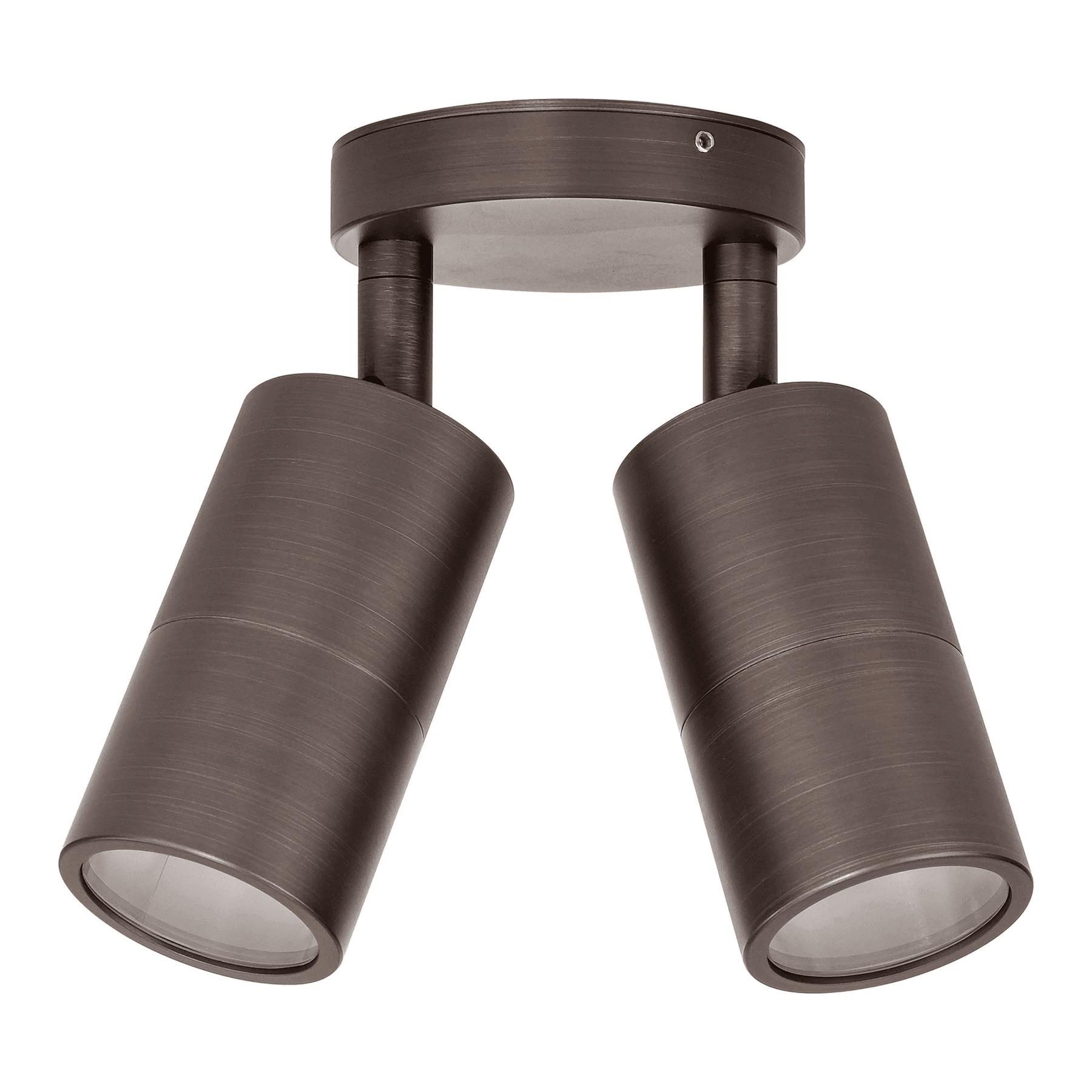 Row Twin Adjustable Spot in Antique Brass-img-3