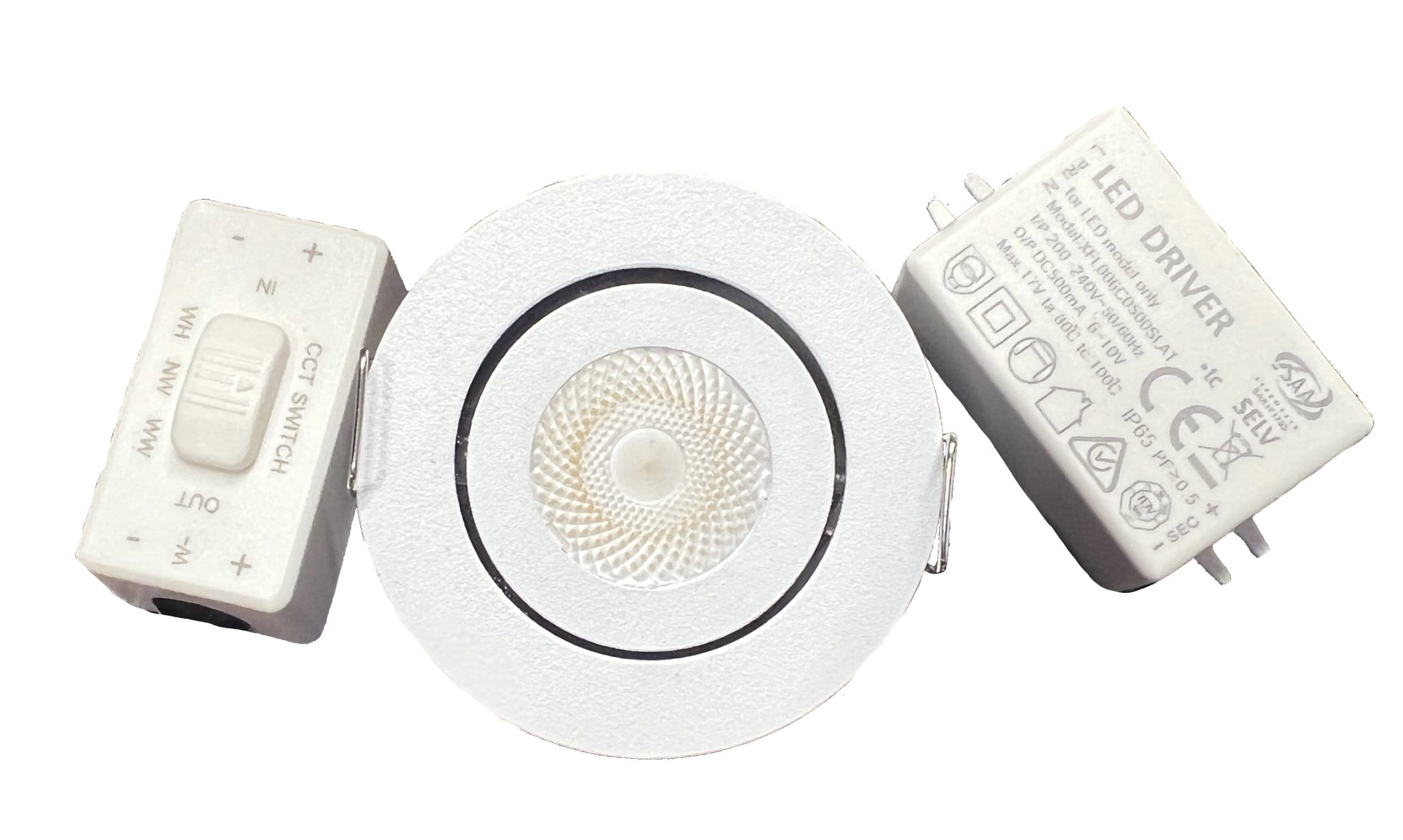 Mini Tilt Non-Dimmable Downlight in White-img-2