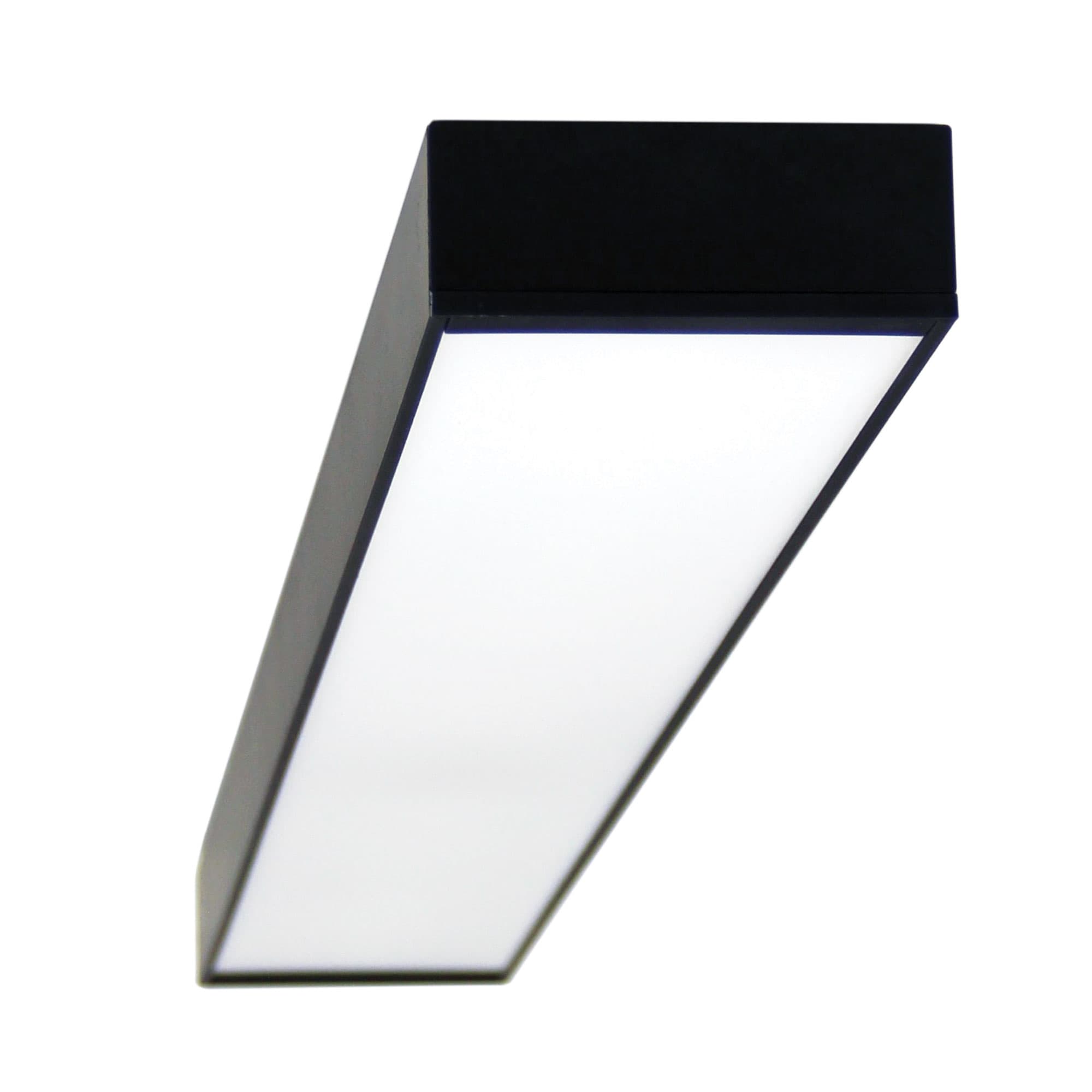 Van 1200mm TRI Colour 40w Surface Mount LED Non-dimmable in Black-img-1