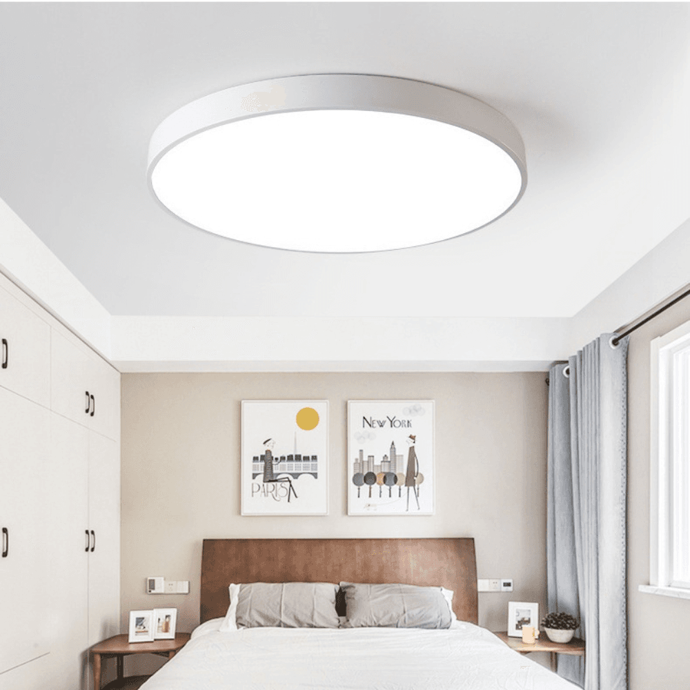 Tetto Round Ceiling Oyster - 350mm in White-img-1