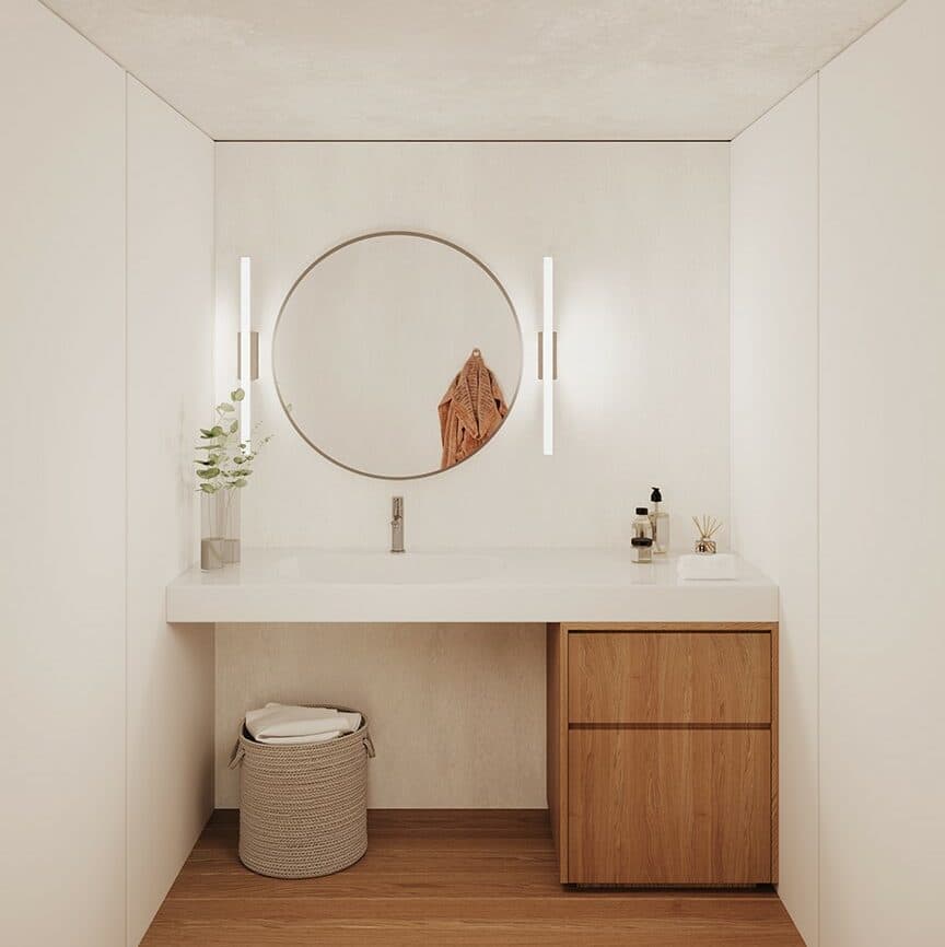Flo LED Vanity - Medium in Chrome-img-2