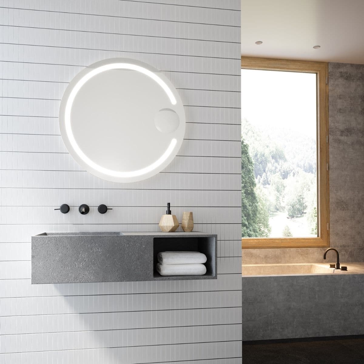 Pond LED Vanity Mirror-img-1
