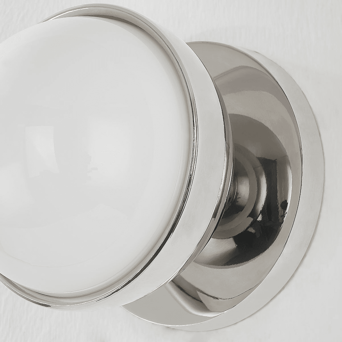 Demi 1 Light Vanity Wall Light in Polished Nickel-img-1