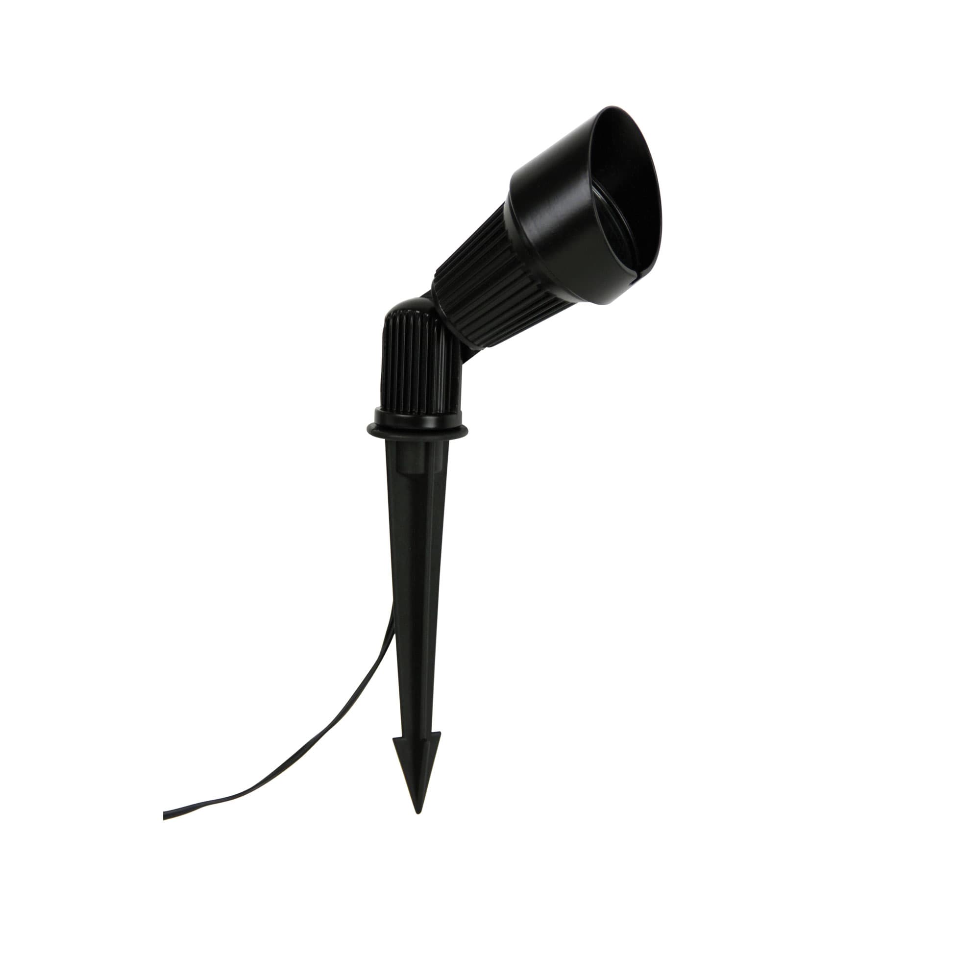 Spike Hooded Outdoor Garden Light in Black-img-1