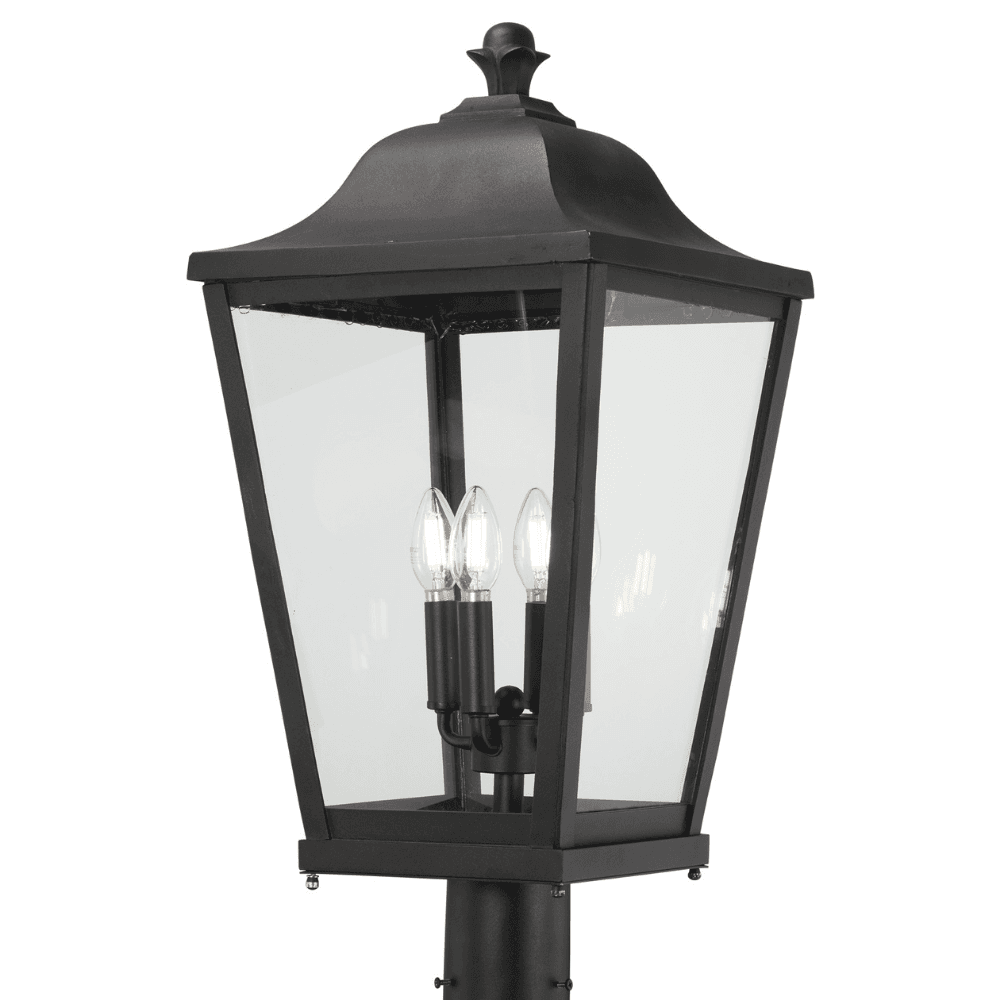 London 4 Light Outdoor Post Lantern in Sand Coal-img-1
