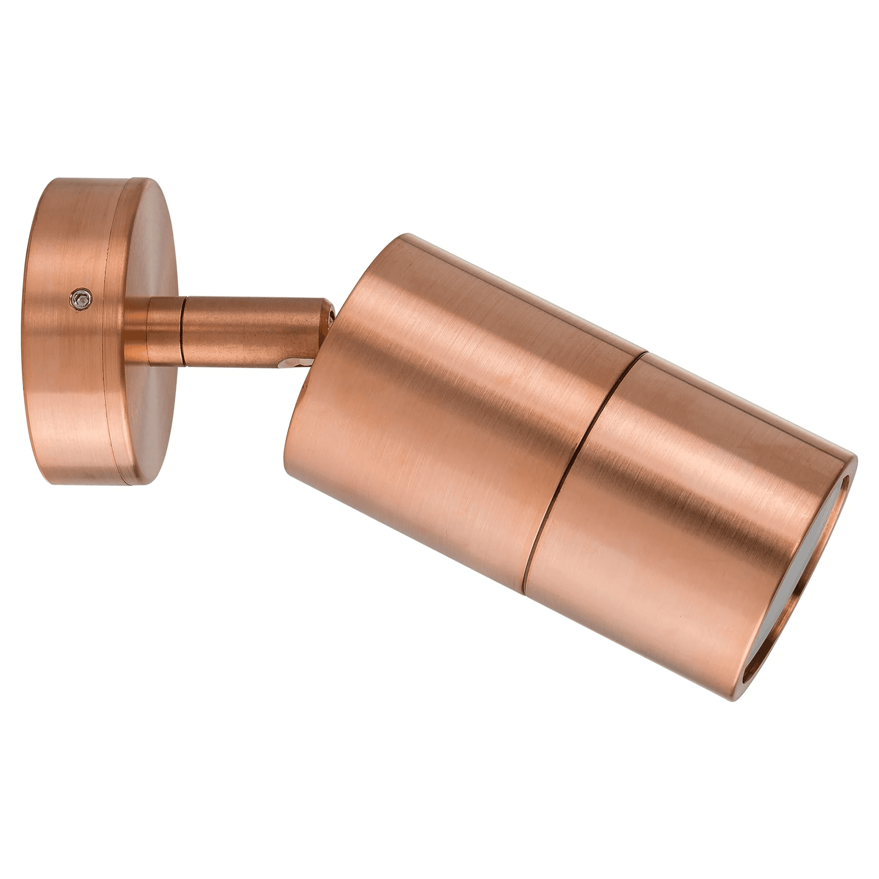 Row Single Adjustable Spot Light in Solid Copper-img-1