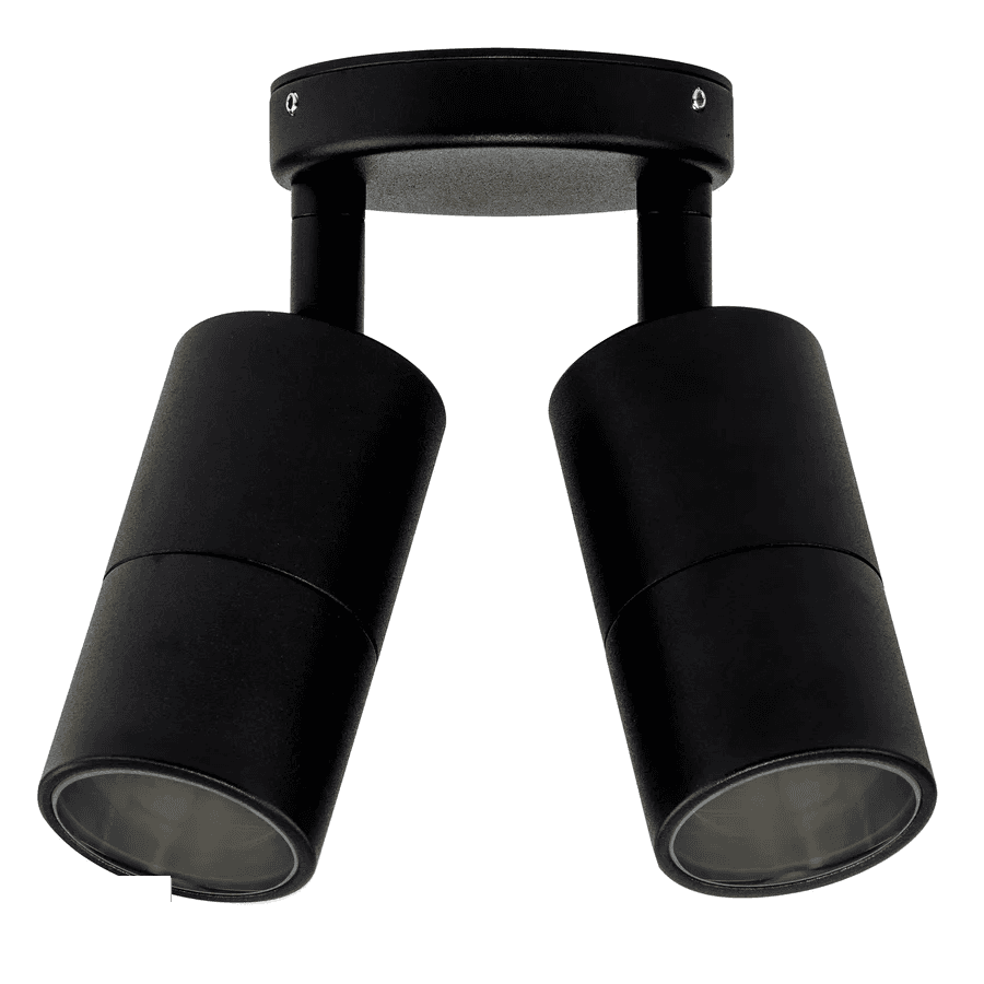 Row Twin Adjustable Spot Light in Black-img-2