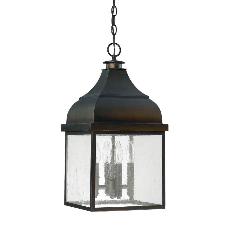Bryce 4 Light Outdoor Hanging Lantern in Old Bronze-img-1