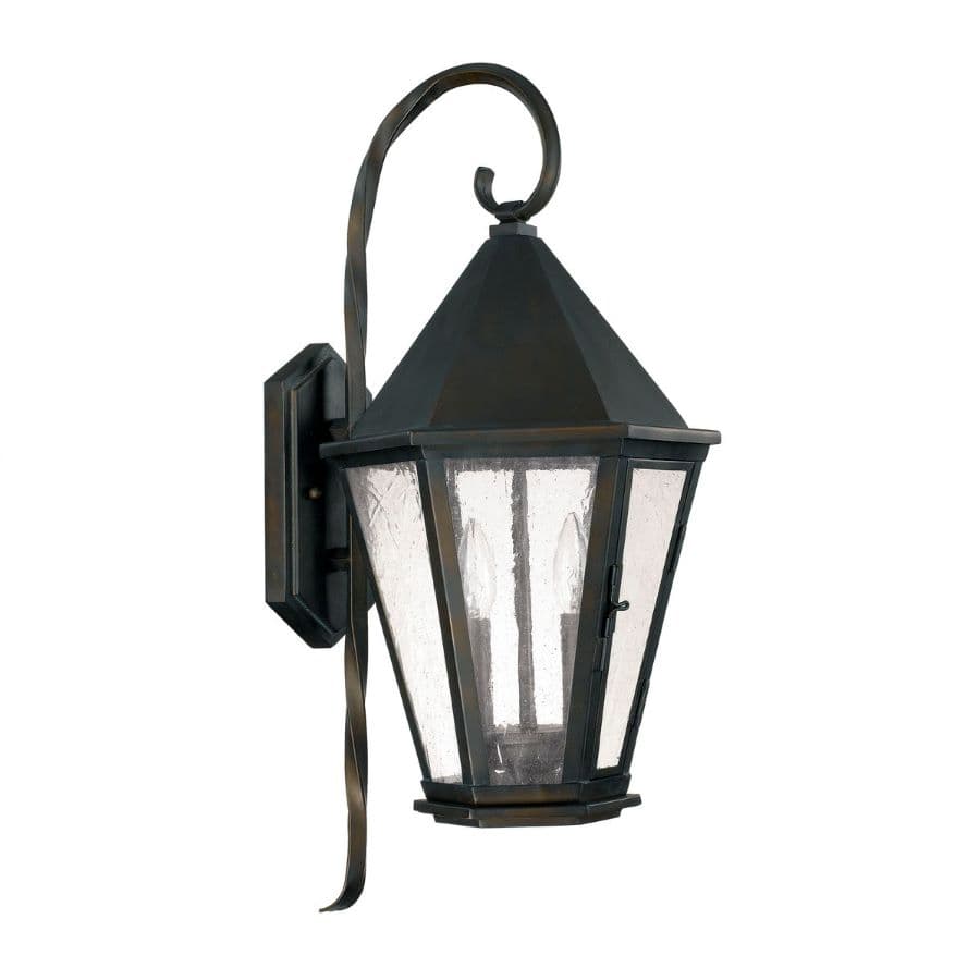 Tallis 2 Light Outdoor Wall Lantern in Old Bronze-img-1