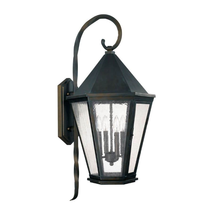 Tallis 4 Light Outdoor Wall Lantern in Old Bronze-img-1