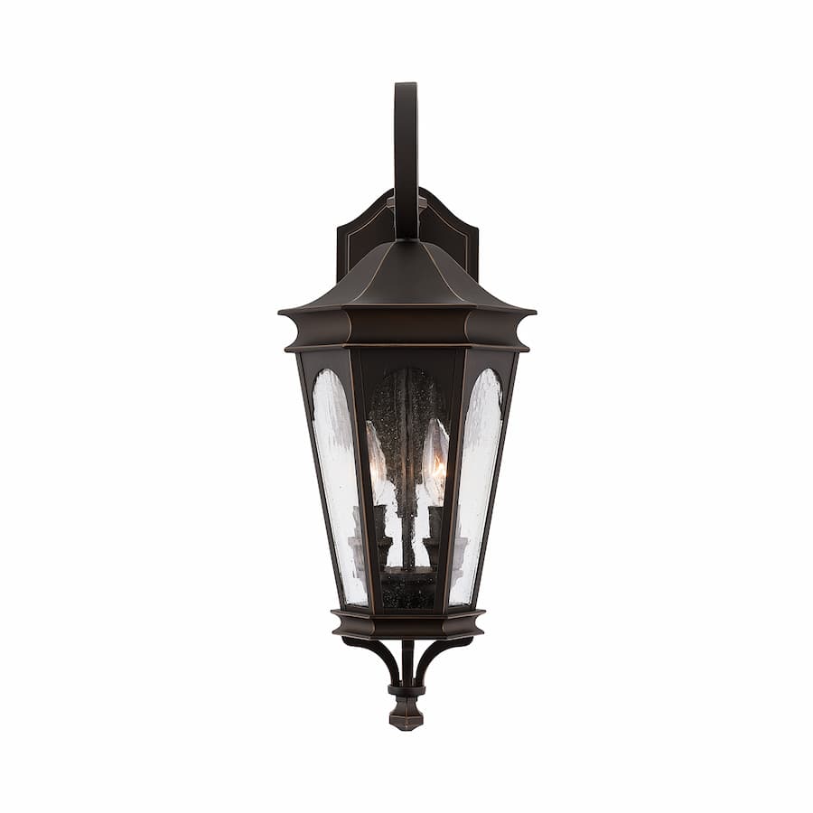 Dylan 2 Light Outdoor Wall Lantern in Oiled Bronze-img-2