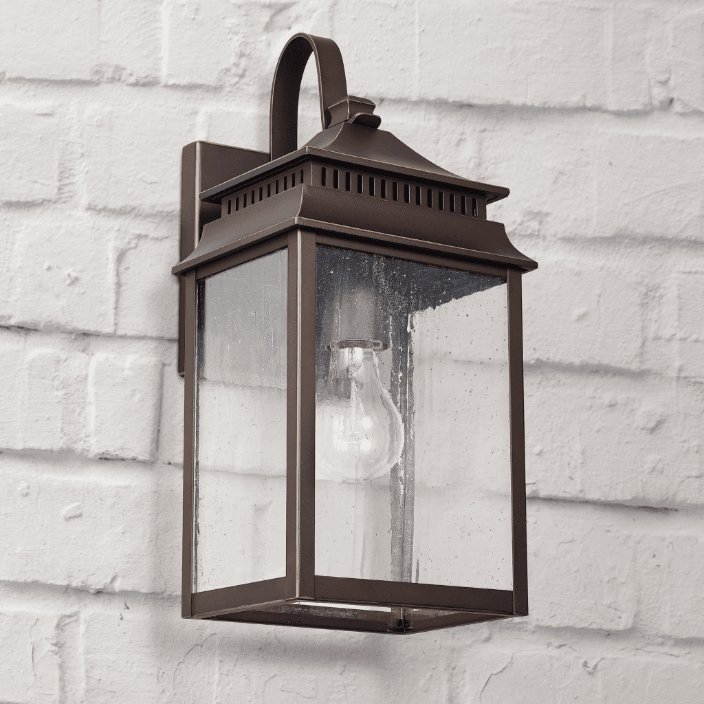 Surrey 1 Light Outdoor Wall Lantern in Old Bronze-img-1