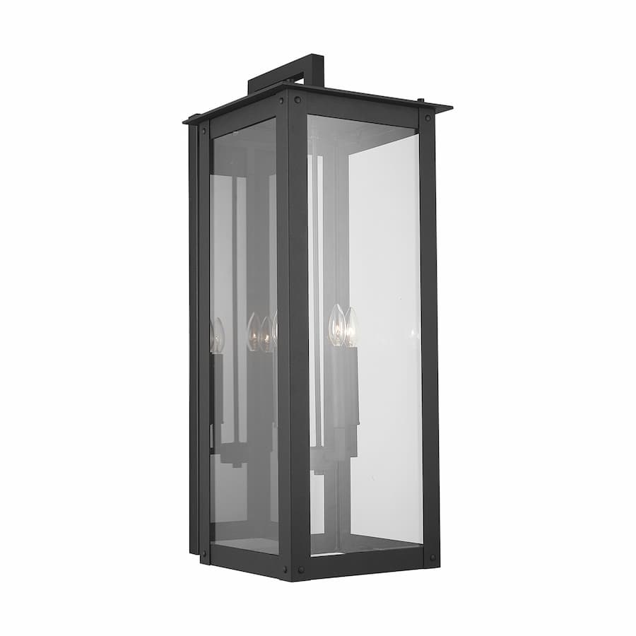 Boman 4 Light Wall Lantern - Extra Large in Black-img-1