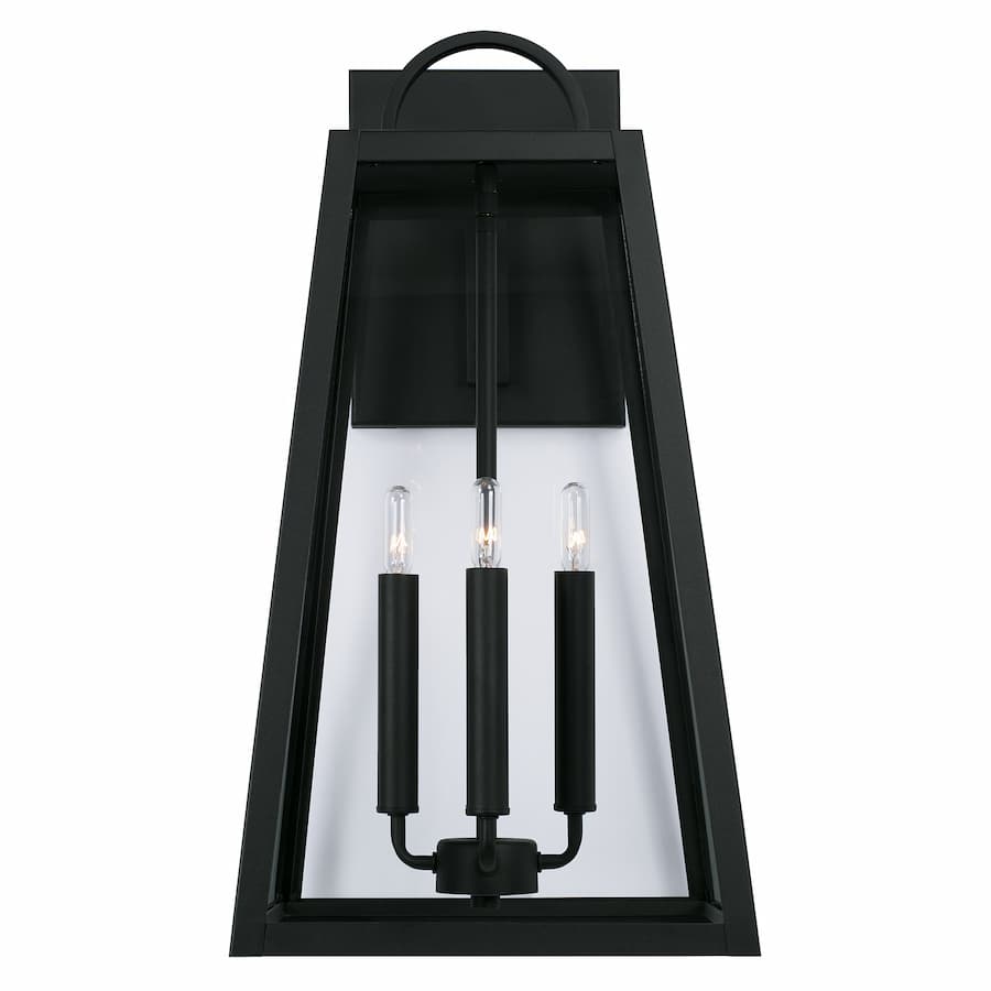 Lewis 4 Light Outdoor Wall Lantern - Large in Black-img-3