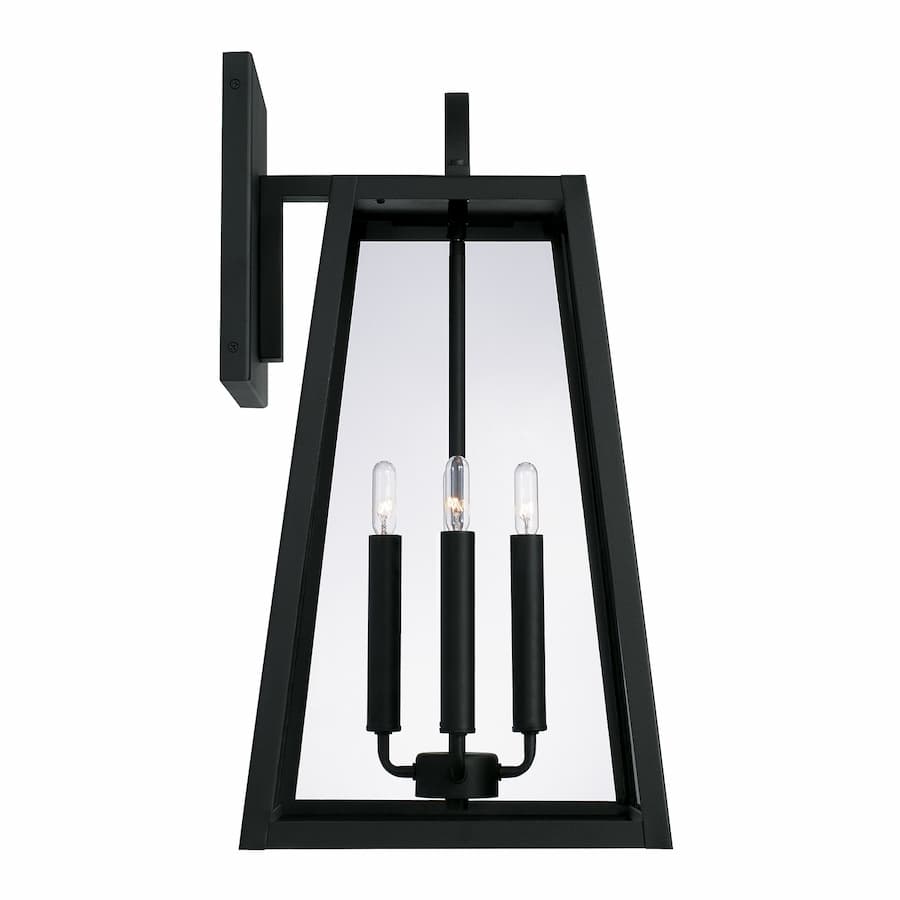 Lewis 4 Light Outdoor Wall Lantern - Large in Black-img-4