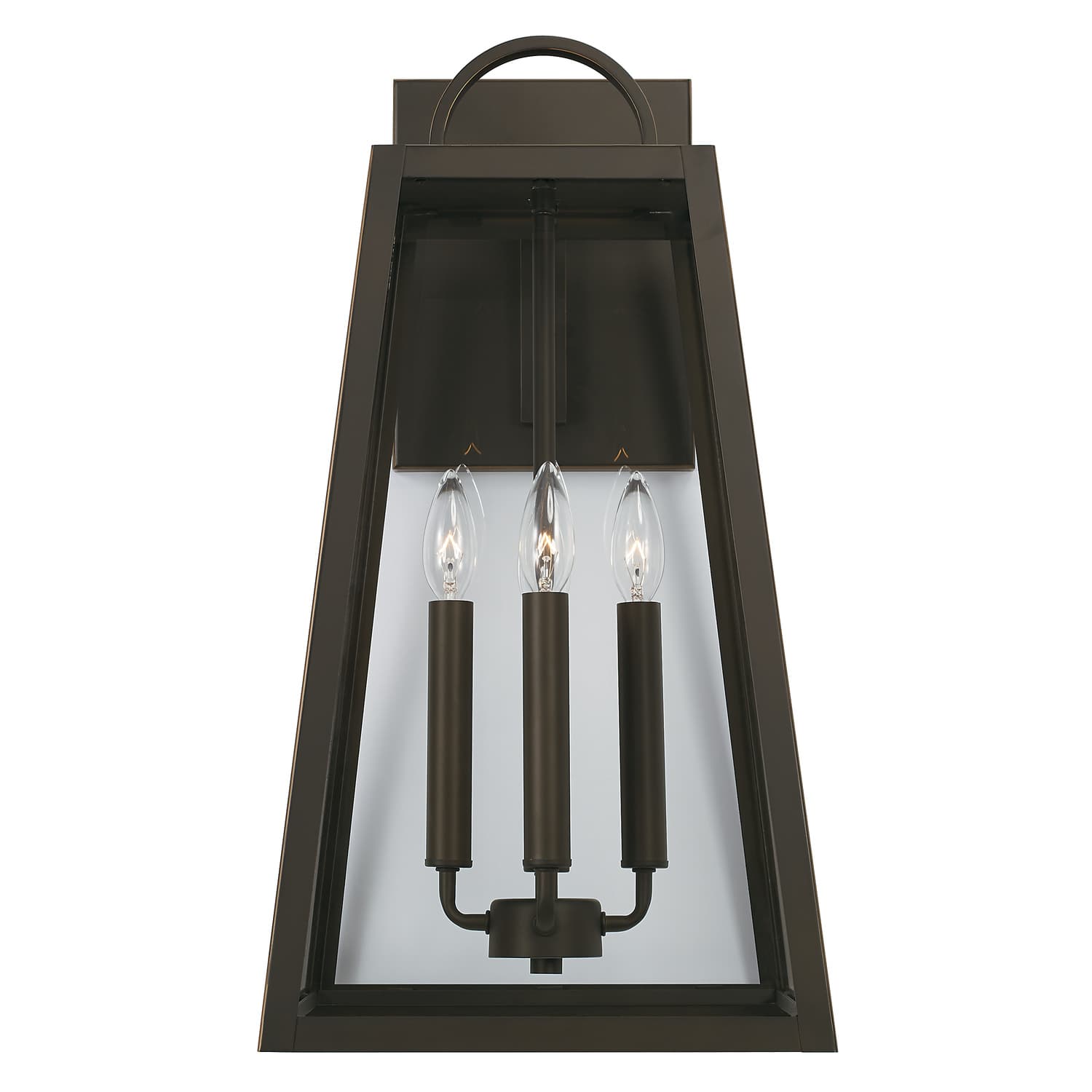 Lewis 4 Light Wall Lantern - Large in Oiled Bronze-img-3
