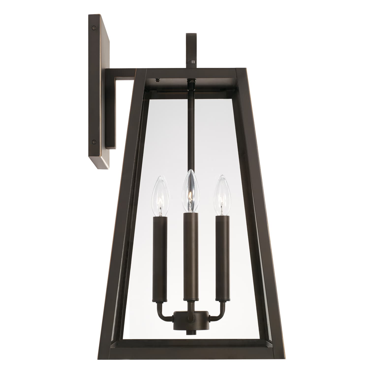 Lewis 4 Light Wall Lantern - Large in Oiled Bronze-img-4