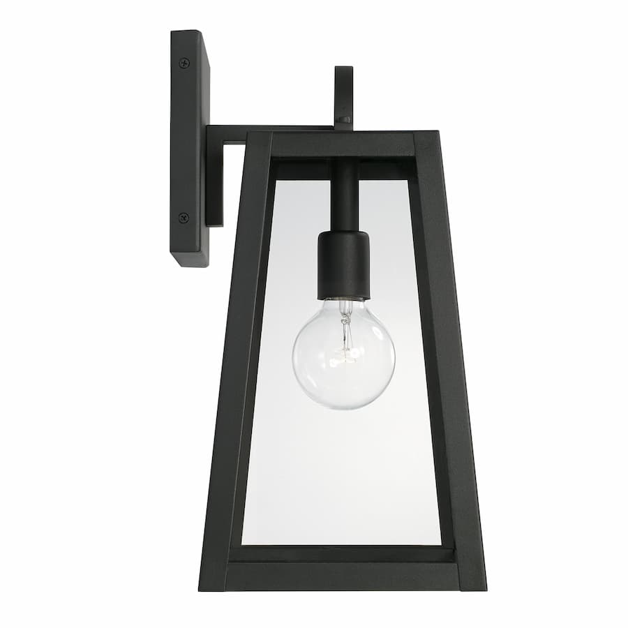 Lewis 1 Light Outdoor Wall Lantern - Small in Black-img-4