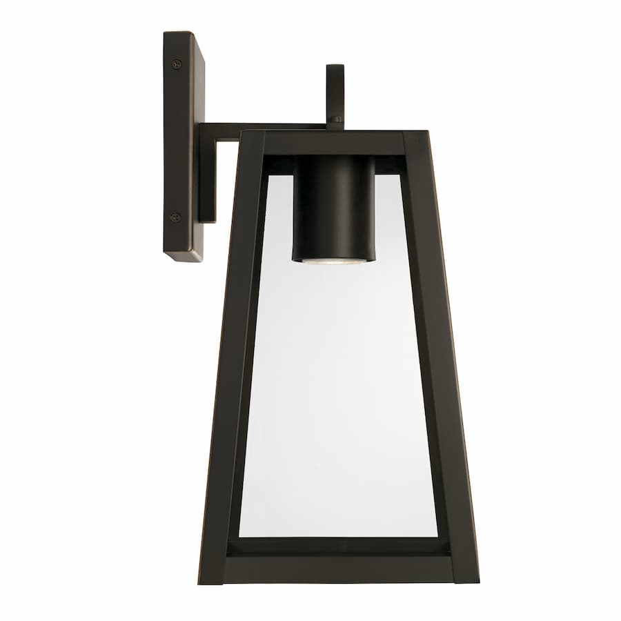 Lewis 1 Light Outdoor Down Light Lantern - Small in Oiled Bronze-img-4