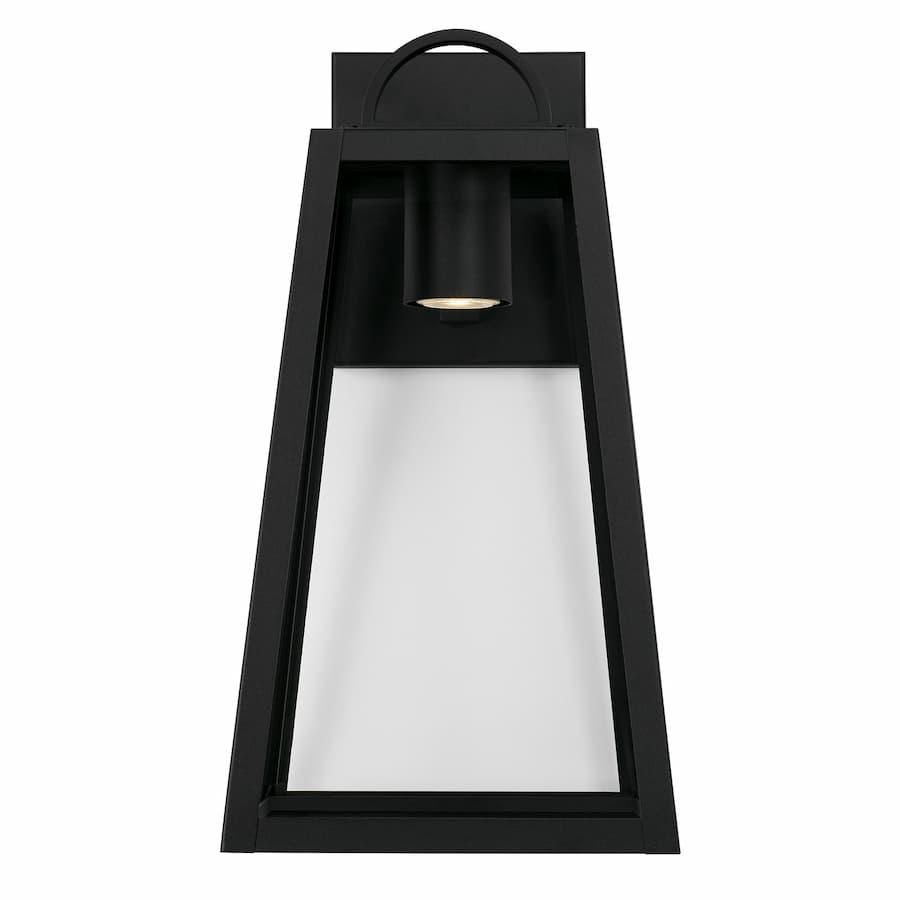 Lewis 1 Light Outdoor Down Light Lantern - Medium in Black-img-3
