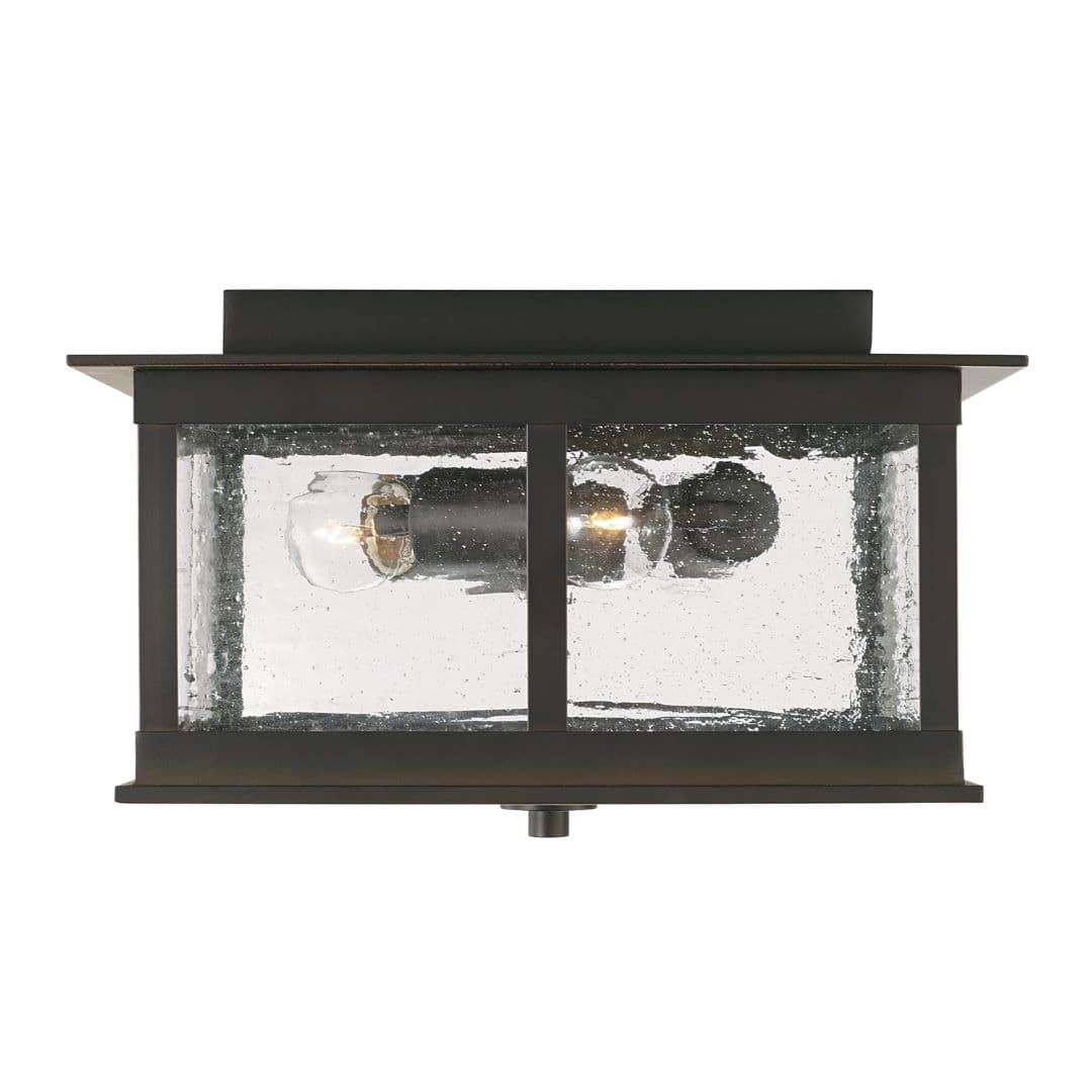 Russell 3 Light Outdoor Flush-Mount in Bronze-img-2