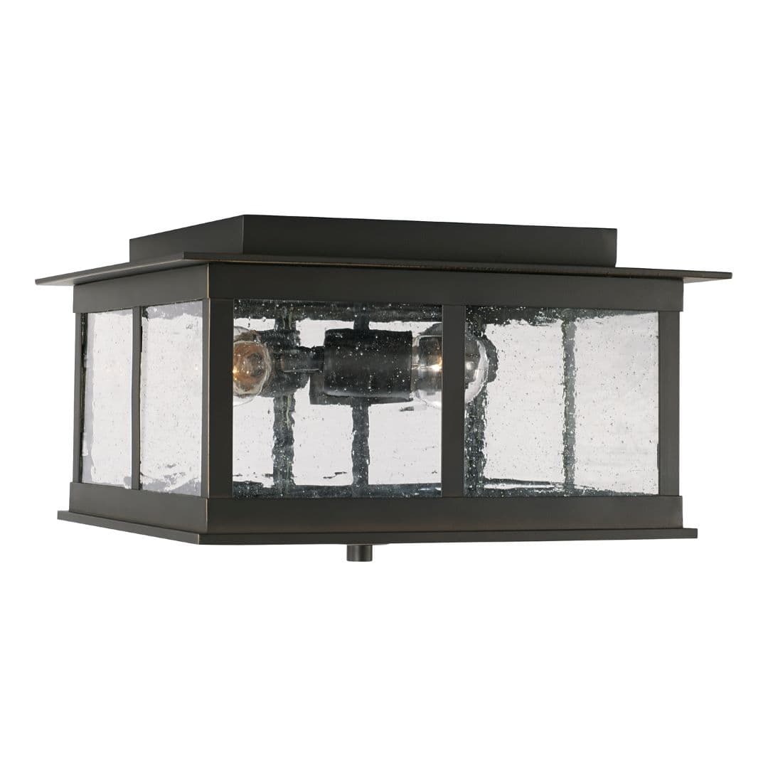 Russell 3 Light Outdoor Flush-Mount in Bronze-img-3