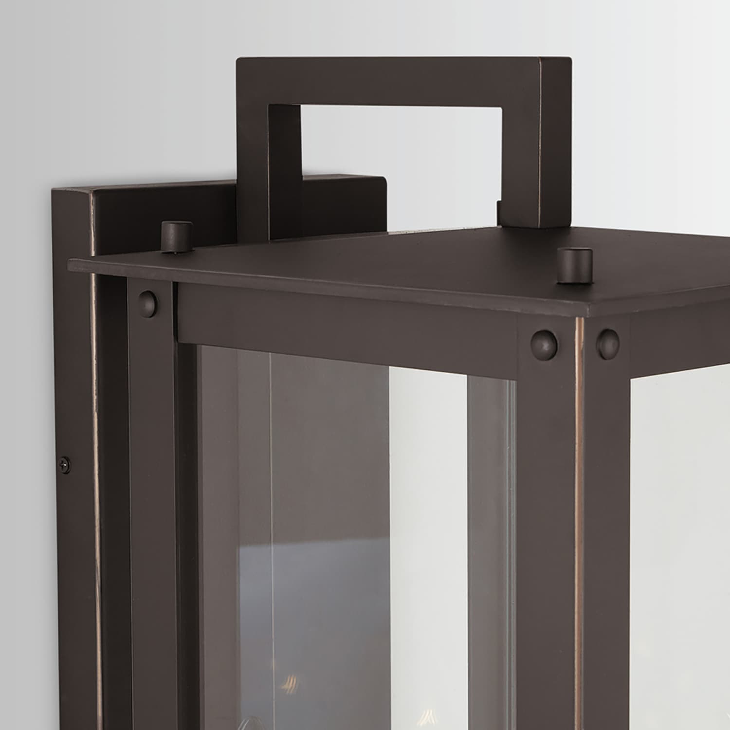 Boman 4 Light Outdoor Wall Lantern - Large in Oiled Bronze-img-3