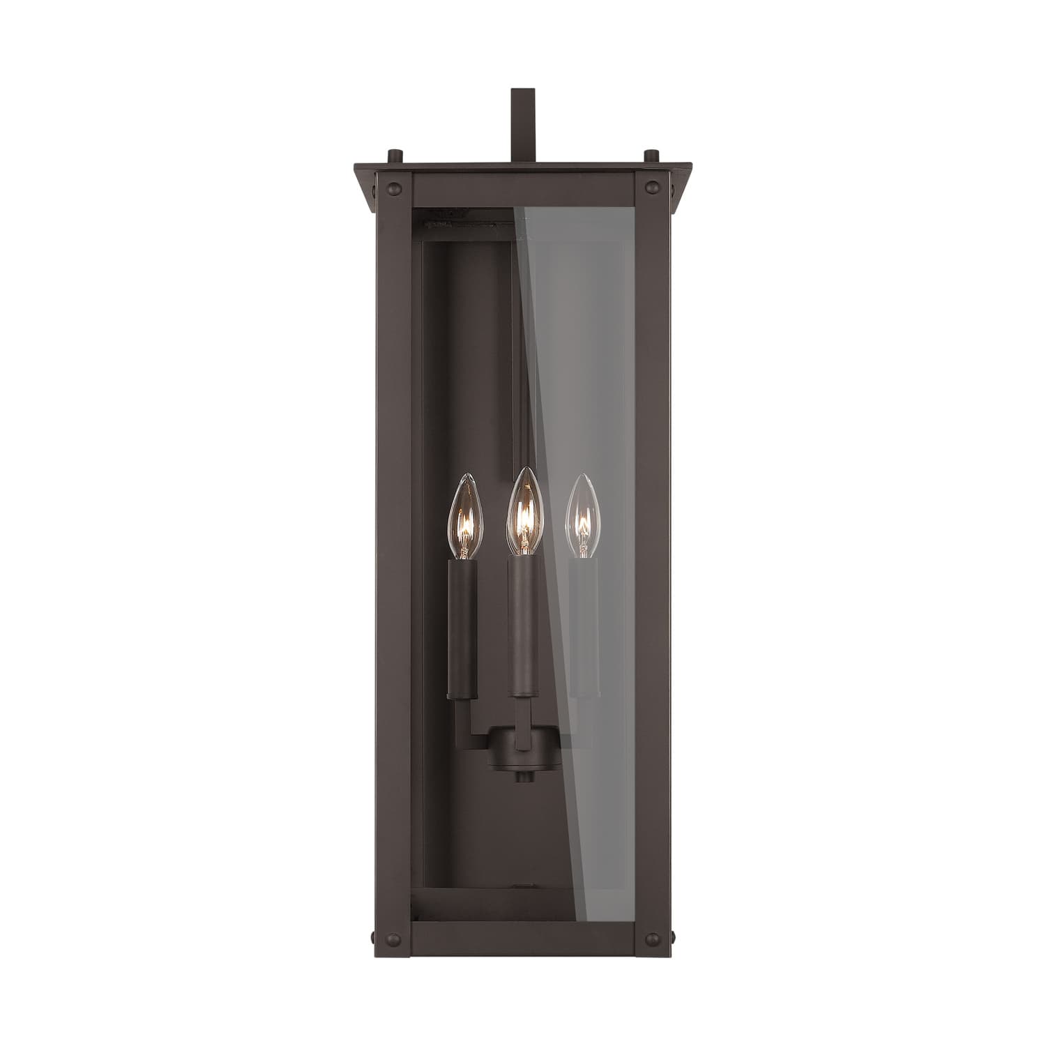 Boman 4 Light Outdoor Wall Lantern - Large in Oiled Bronze-img-4