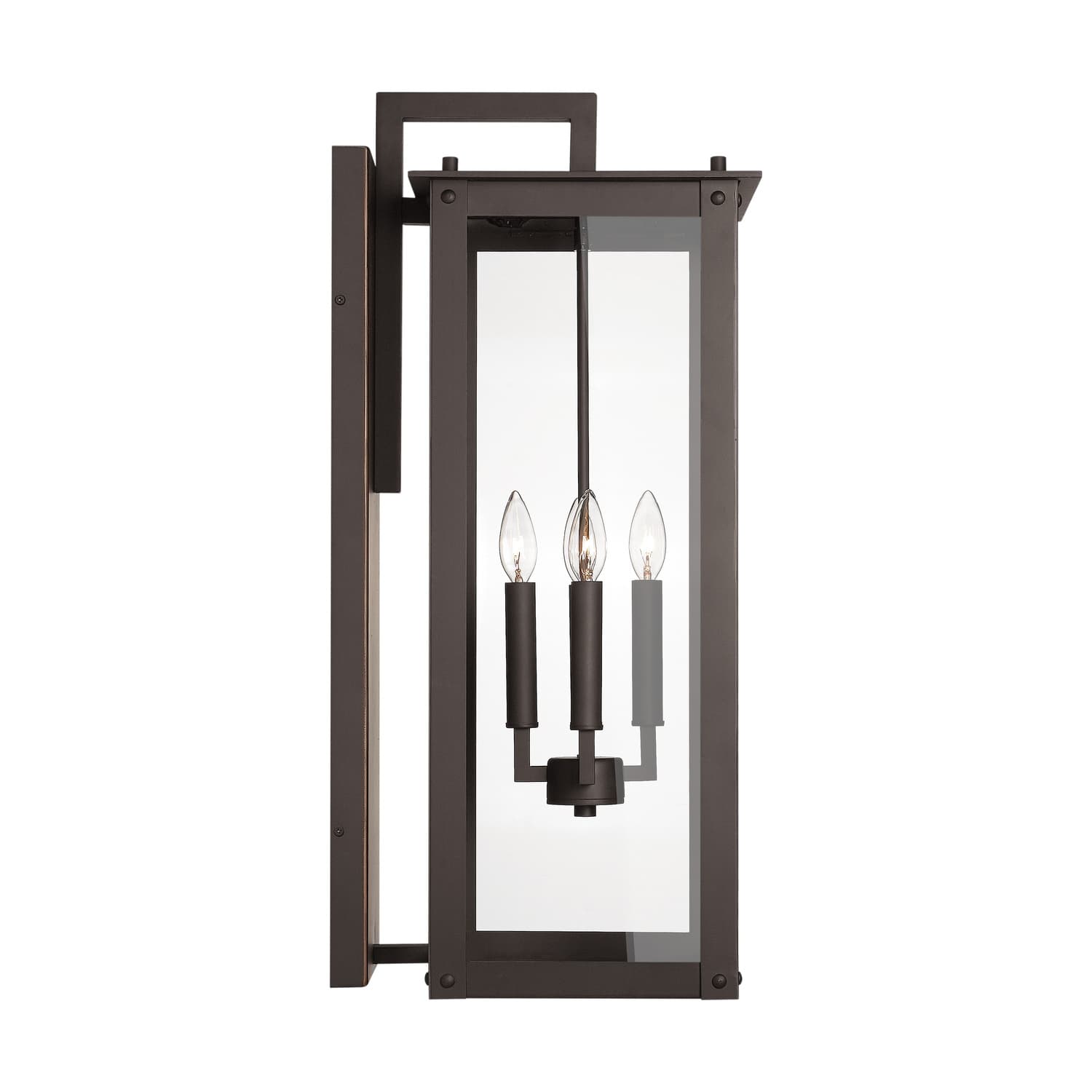 Boman 4 Light Outdoor Wall Lantern - Large in Oiled Bronze-img-5