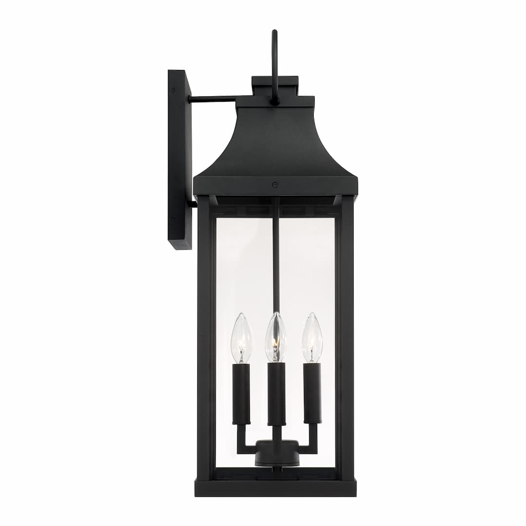 Cole 4 Light Outdoor Wall Lantern - Extra Large in Black-img-3