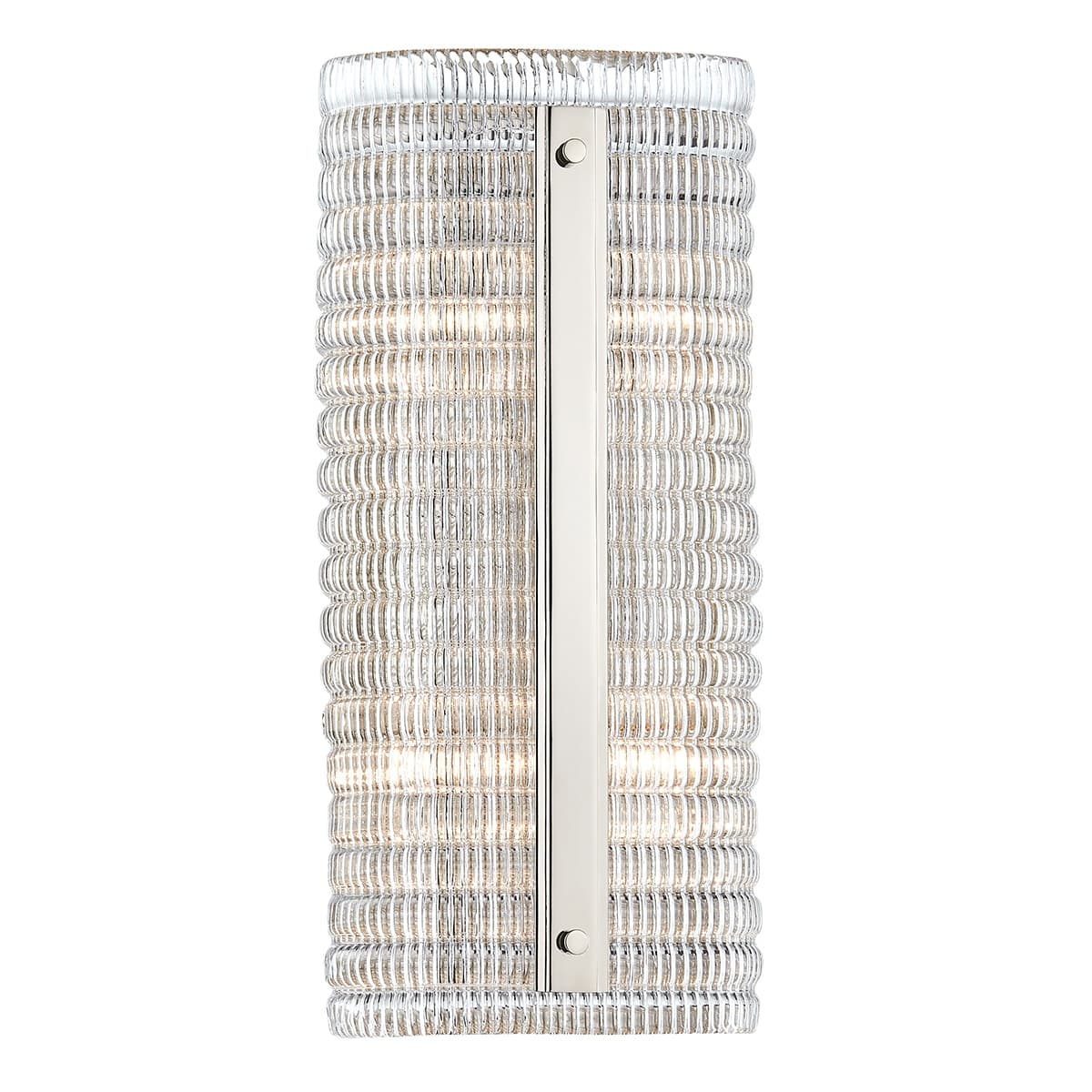 Targa 4 Light Glass Wall Light - Large in Polished Nickel-img-1