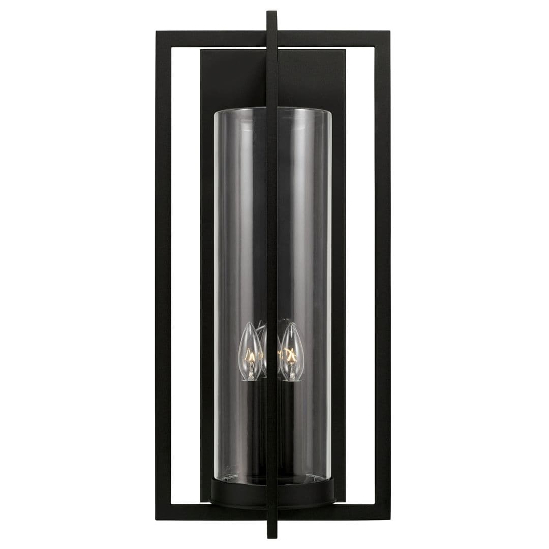 Karter 3 Light Wall Lantern in Black-img-4