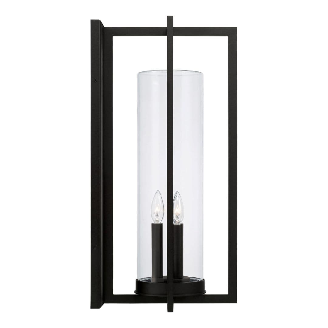 Karter 3 Light Wall Lantern in Black-img-6