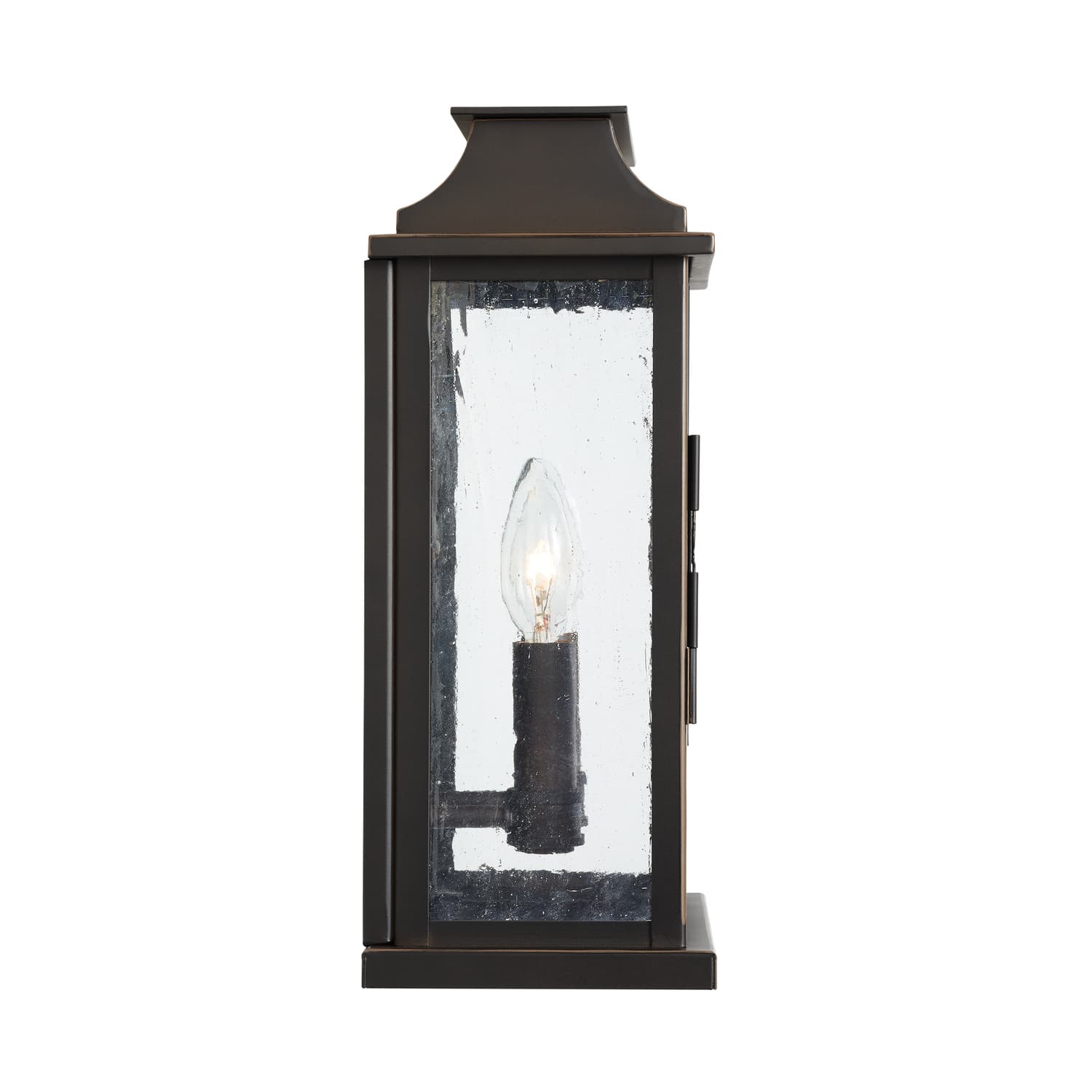 Calbi 2 Light Outdoor Wall Lantern in Oiled Bronze-img-5