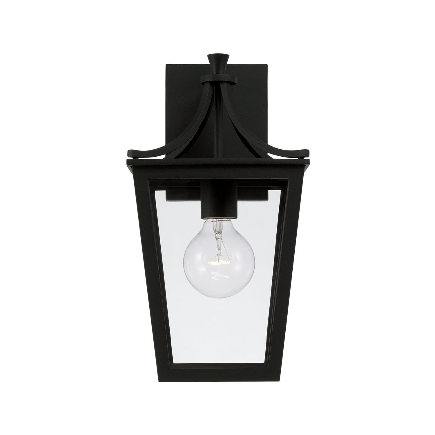 Firth 1 Light Outdoor Wall Lantern in Black-img-4