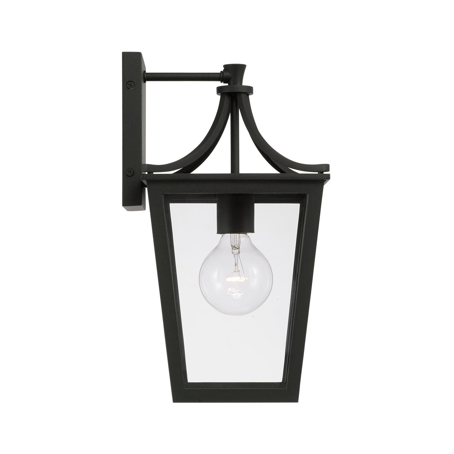 Firth 1 Light Outdoor Wall Lantern in Black-img-5