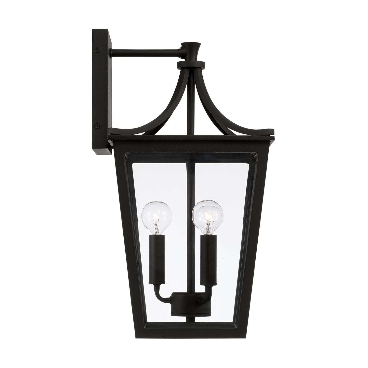 Firth 3 Light Outdoor Wall Lantern in Black-img-5