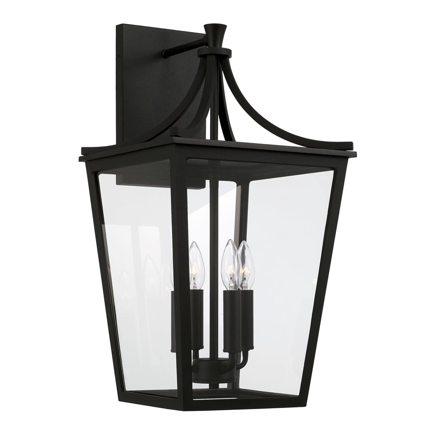 Firth 4 Light Outdoor Wall Lantern in Black-img-2