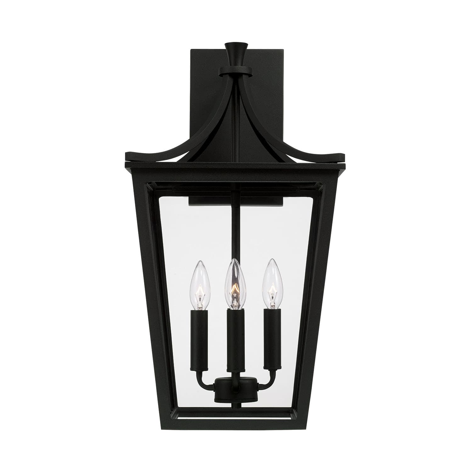 Firth 4 Light Outdoor Wall Lantern in Black-img-4