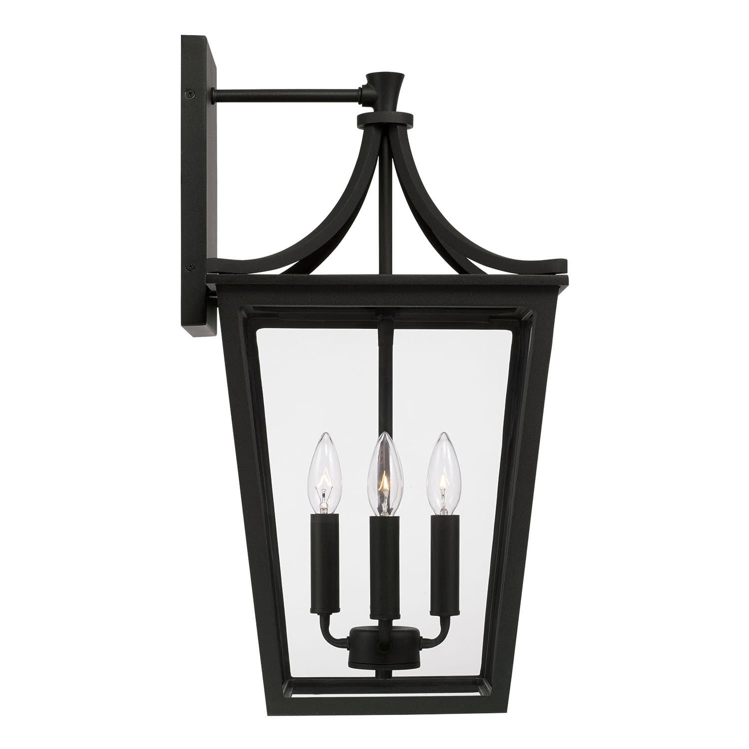 Firth 4 Light Outdoor Wall Lantern in Black-img-5