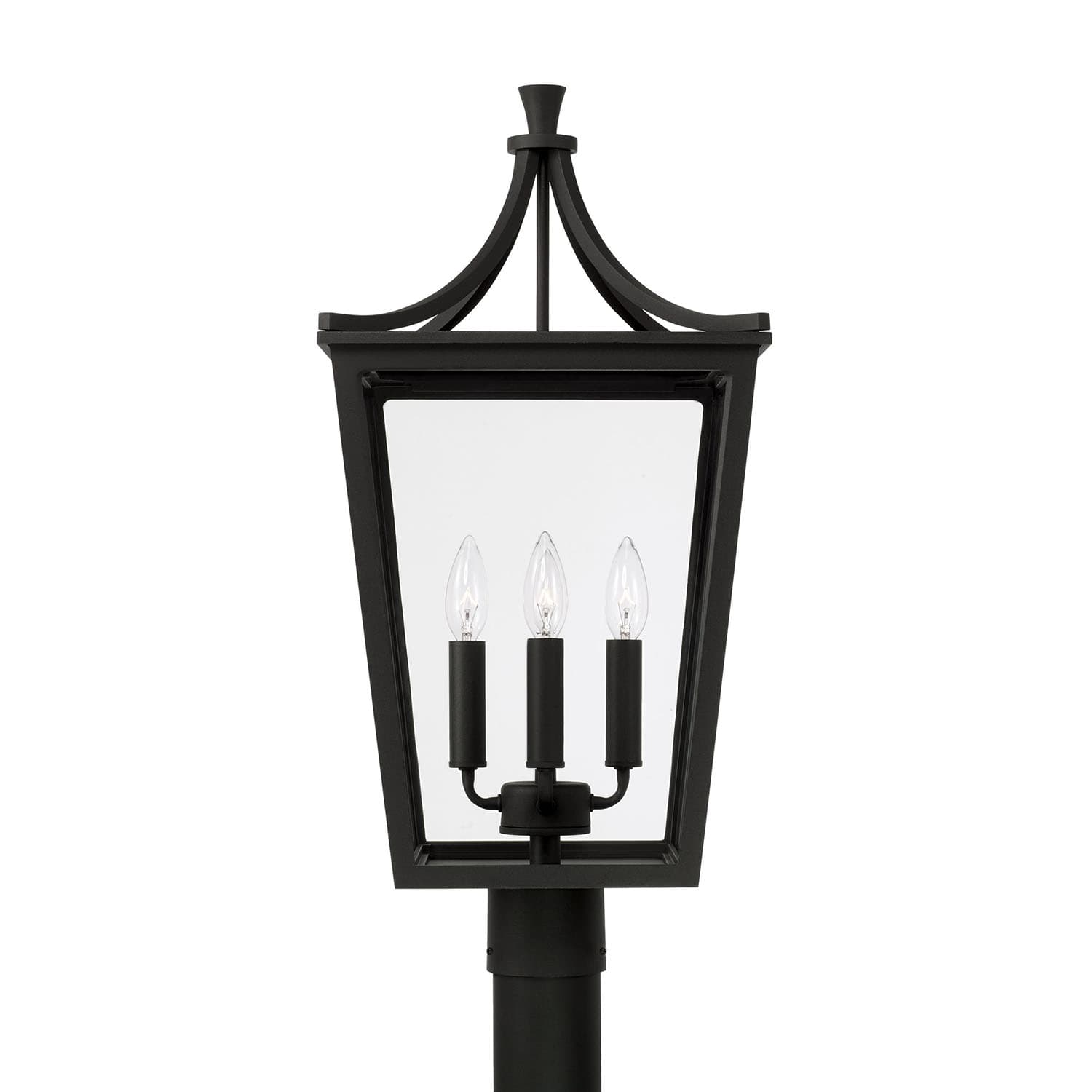 Firth 4 Light Outdoor Post Top Lantern in Black-img-4
