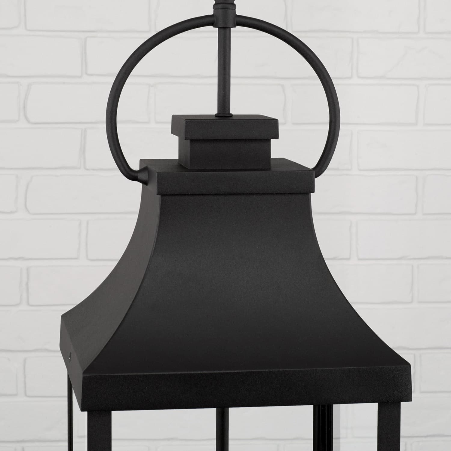 Cole 4 Light Outdoor Hanging Lantern in Black-img-3