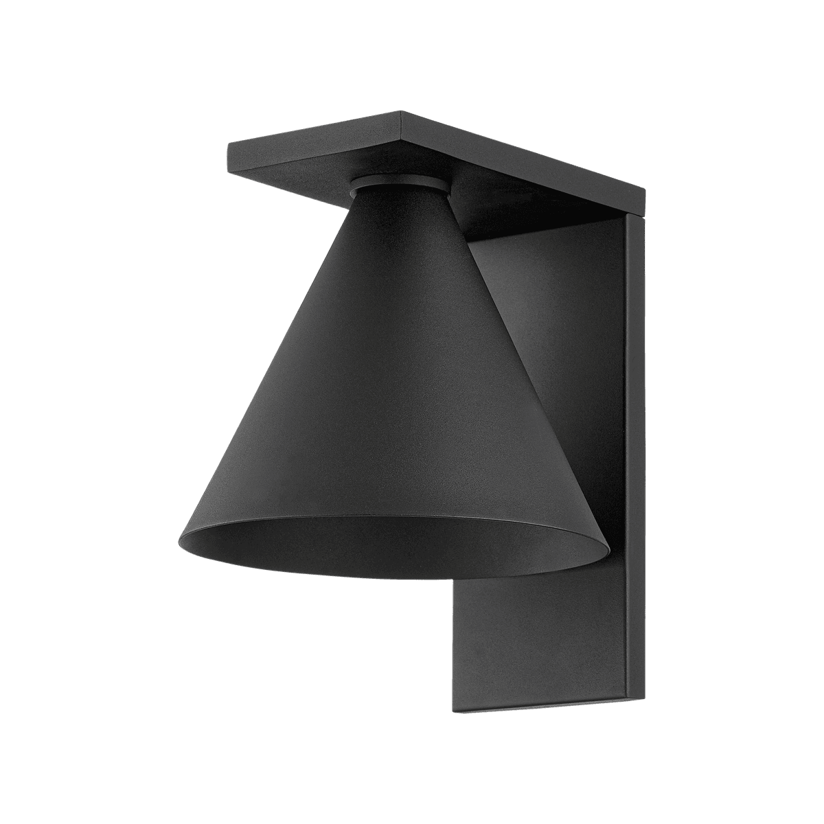 Tovan 1 Light Outdoor Wall Light - Small in Textured Black-img-1