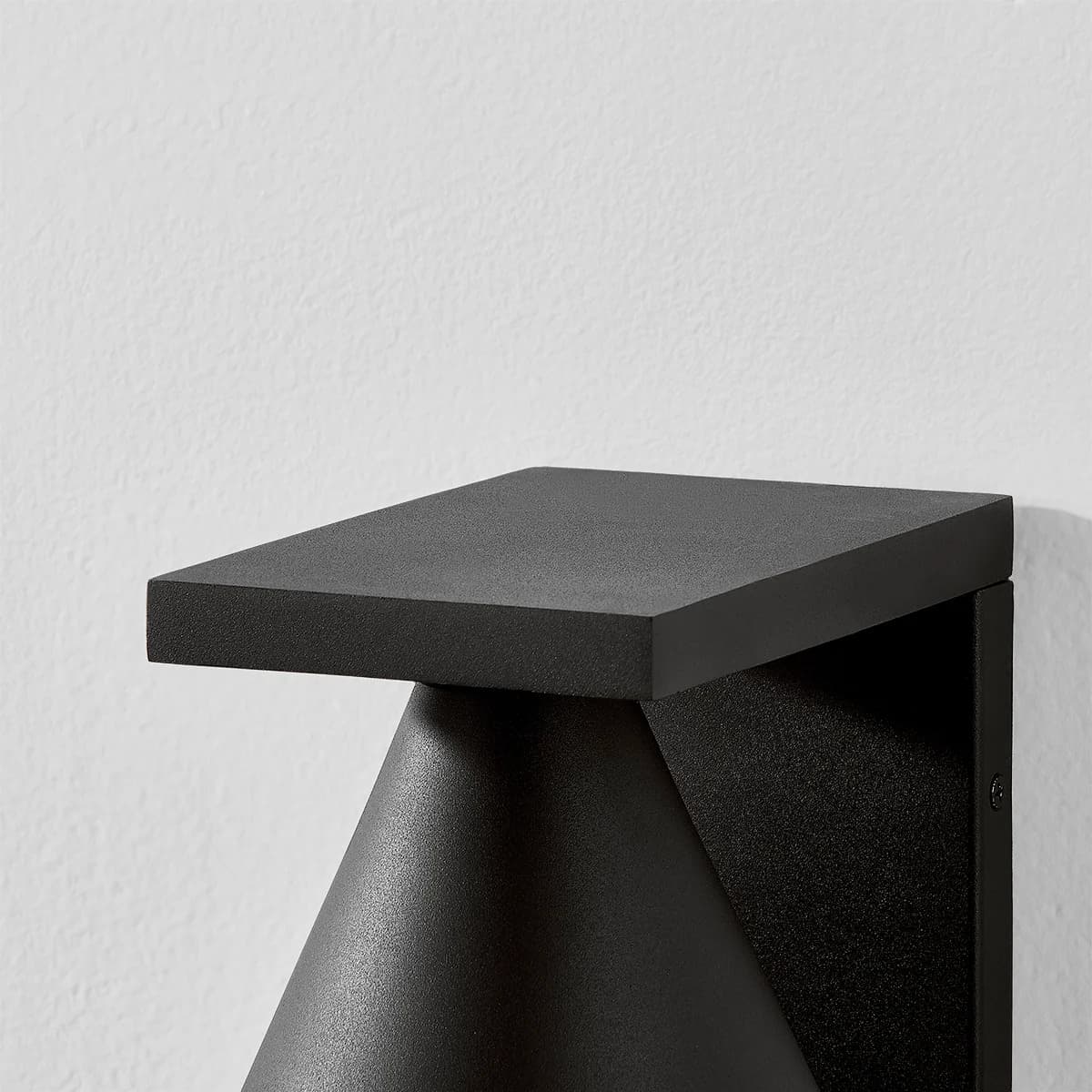 Tovan 1 Light Outdoor Wall Light - Small in Textured Black-img-4