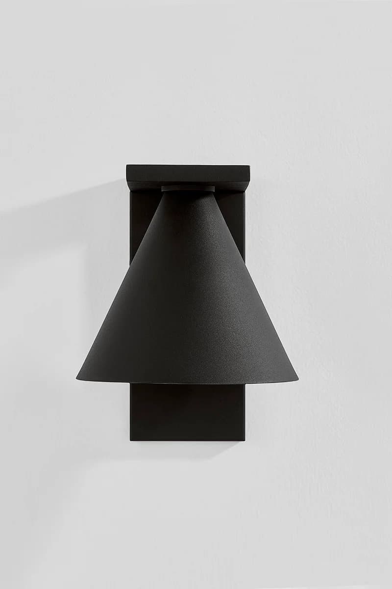 Tovan 1 Light Outdoor Wall Light - Small in Textured Black-img-5