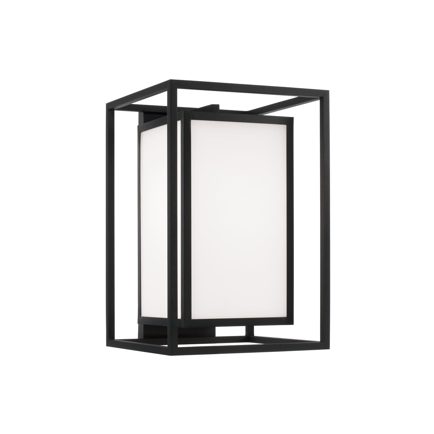 Merlo 1 Light Outdoor Wall Light - Medium In Black-img-2
