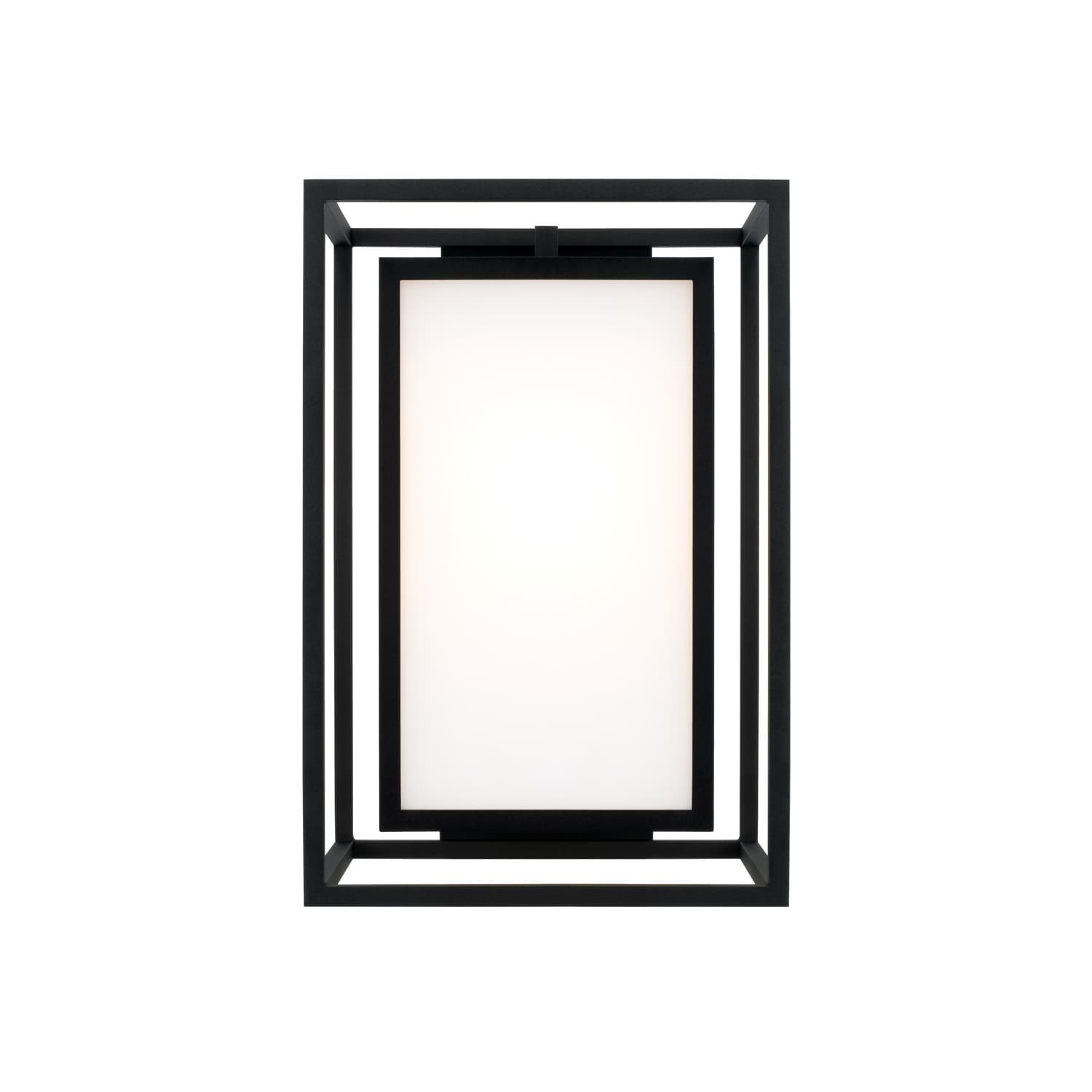 Merlo 1 Light Outdoor Wall Light - Medium In Black-img-3