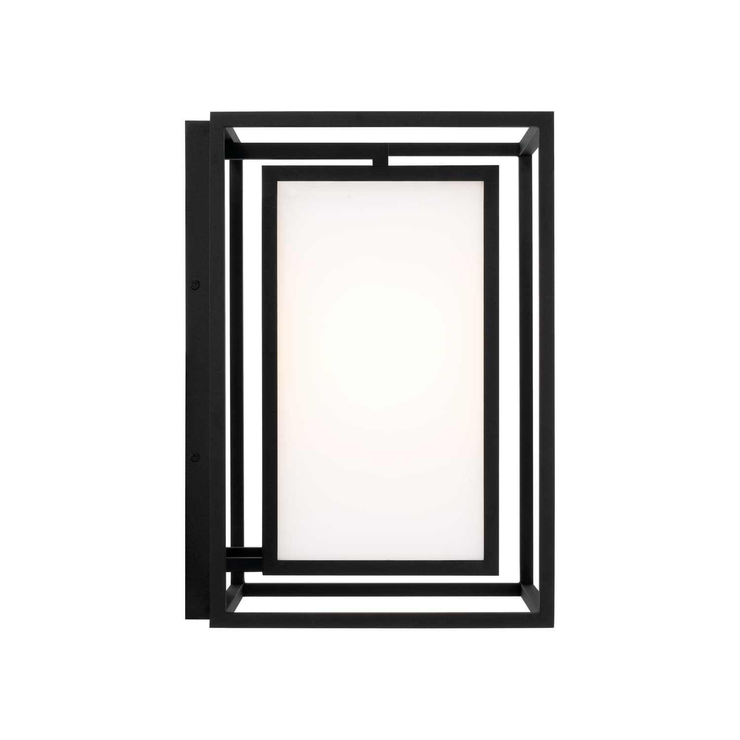 Merlo 1 Light Outdoor Wall Light - Medium In Black-img-4
