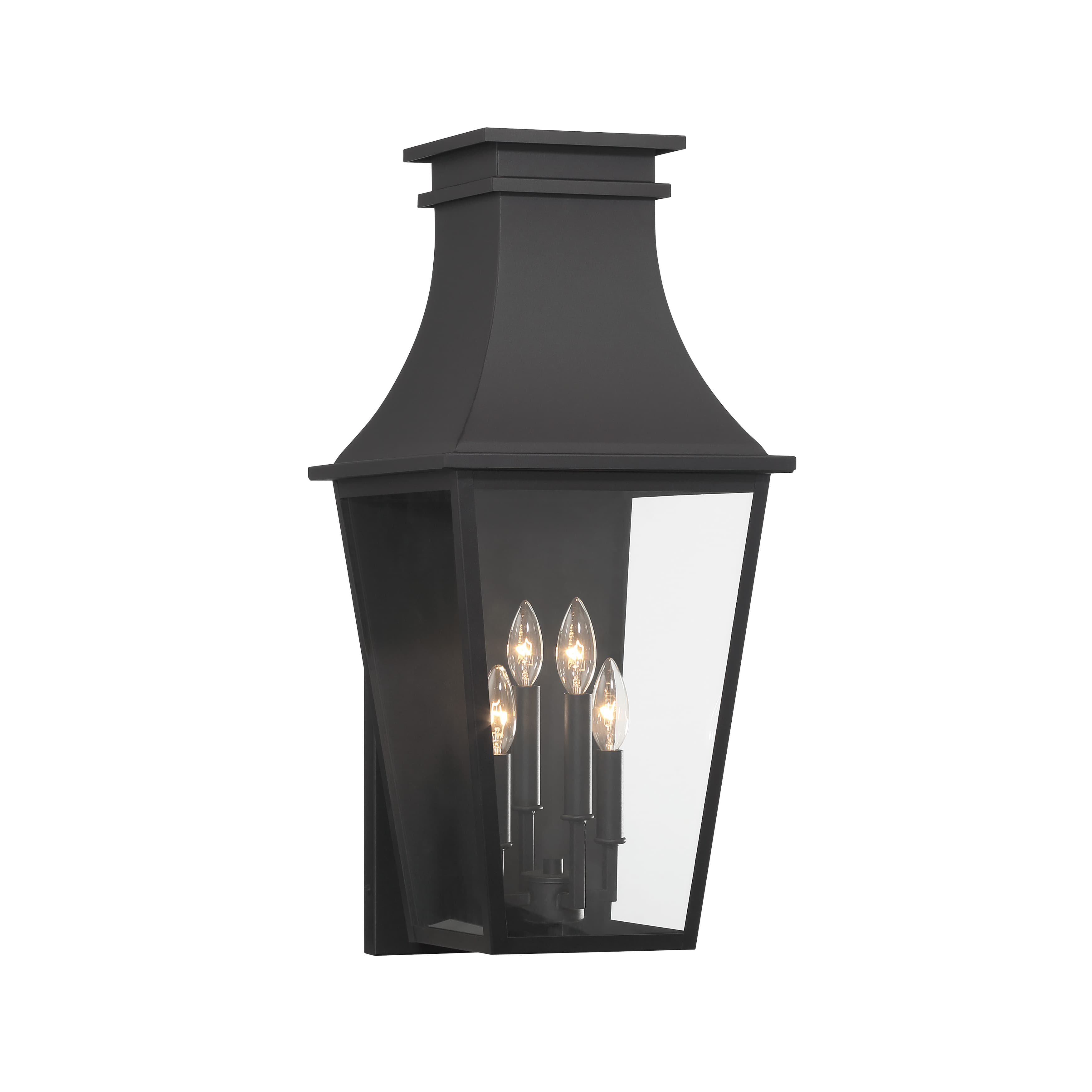 Ralph 4 Light Outdoor Wall Light in Sand Coal-img-1